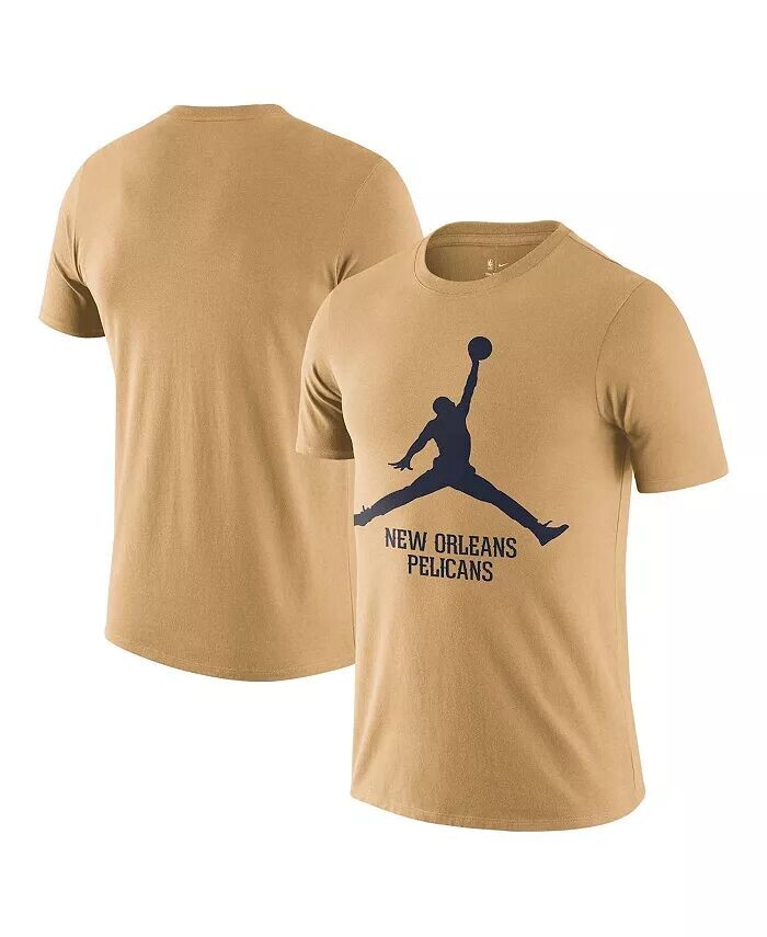 

Мужская футболка Jumpman New Orleans Pelicans Essential Jordan, золотой
