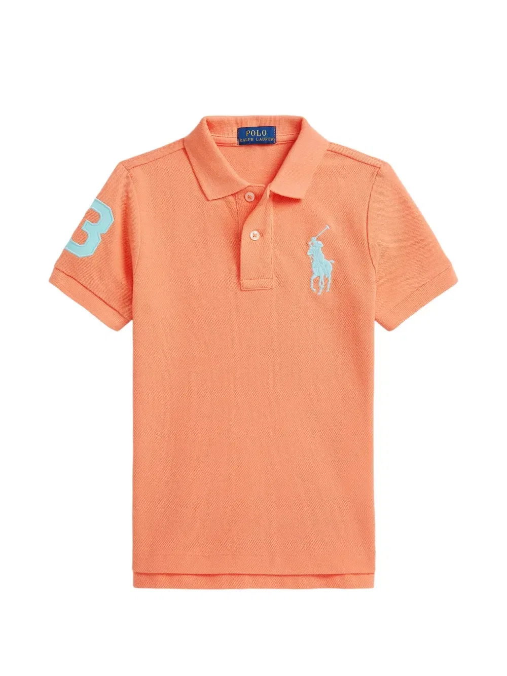 Рубашка поло с нашивкой Polo Ralph Lauren Kids, оранжевый