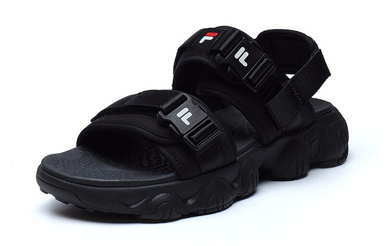 Сандалии FILA Jagger Sandal Casual Fashion Black Sandals, черный — фото 2