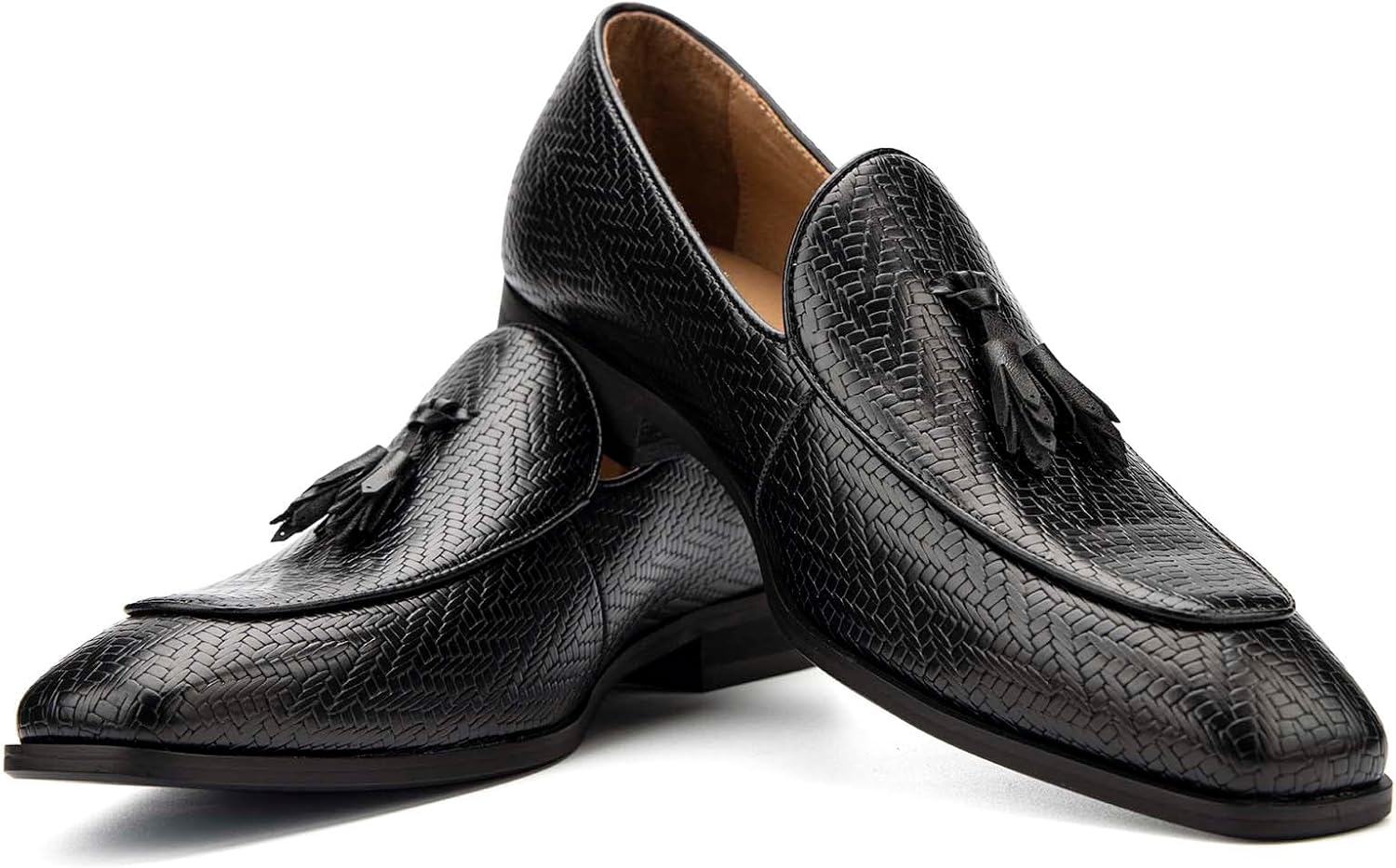 

Мужские туфли JITAI - повседневные лоферы из кожи и замши для мужчин, удобные туфли на низком каблуке, слипоны для свадьбы, деловых встреч и официальных мероприятий, черного или коричневого цвета