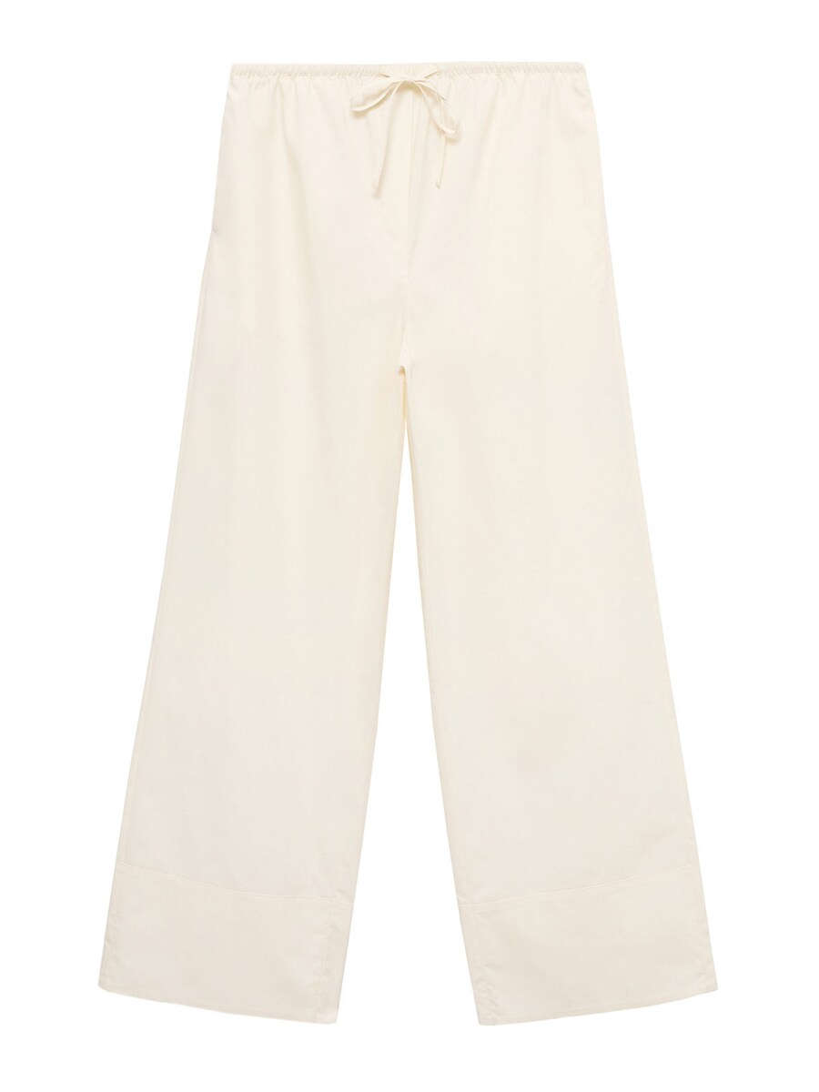 

Тканевые брюки MANGO Tapered Pants Rufy, кремовый