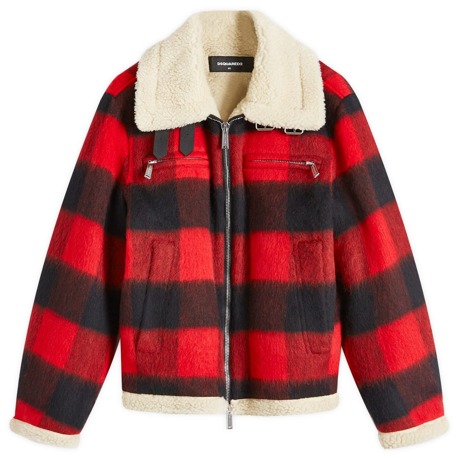 

Куртка Dsquared2 Nightmare Aviator, цвет Red & Black