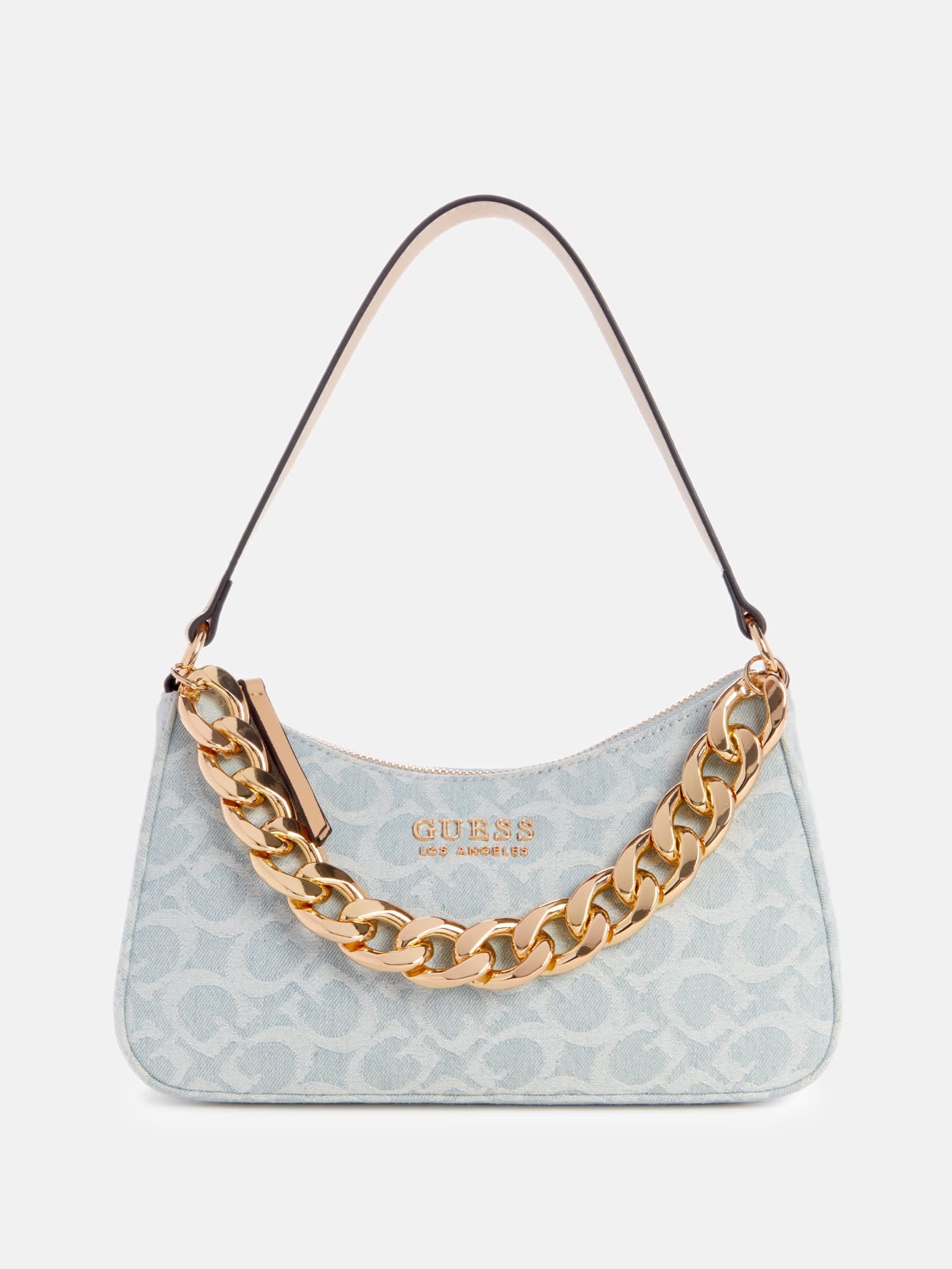 

Мини-сумка через плечо с логотипом Rembert Denim Guess Factory, цвет denim multi