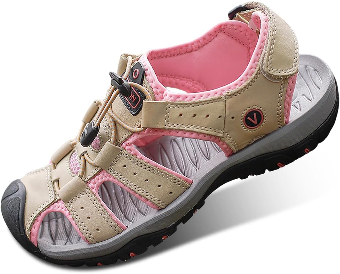 

Мужские регулируемые кожаные спортивные сандалии для любых условий, рыбачий стиль с превосходным сцеплением, регулируемый спортивный рыбачий стиль Modme, слоновая кость