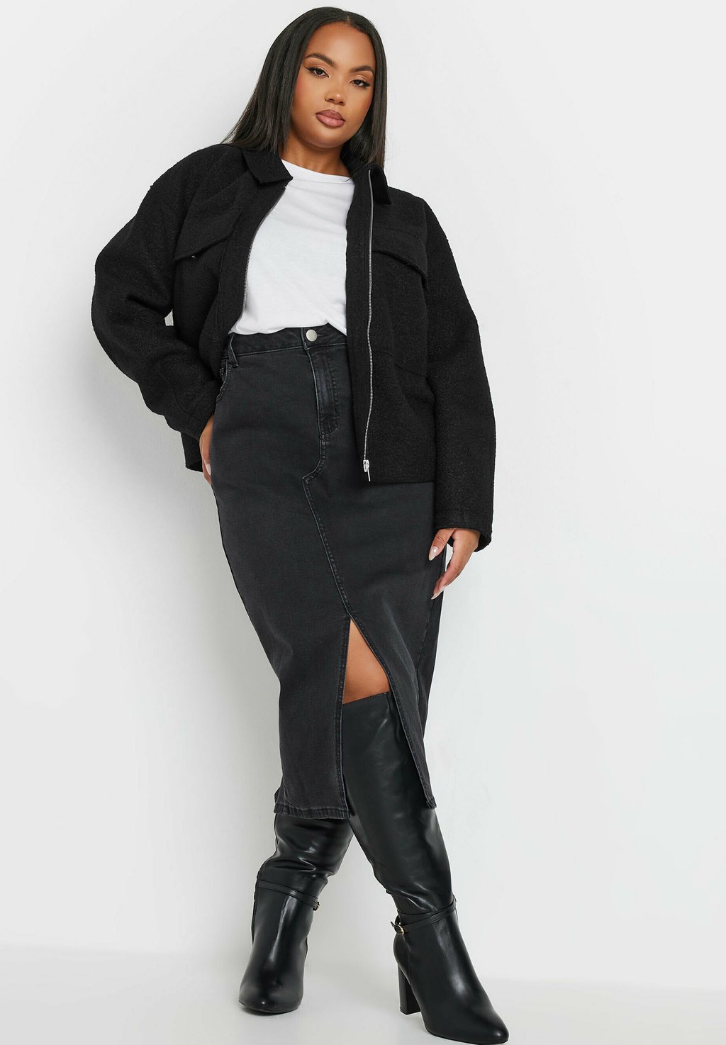 

Легкая куртка Yours Clothing, антрацит
