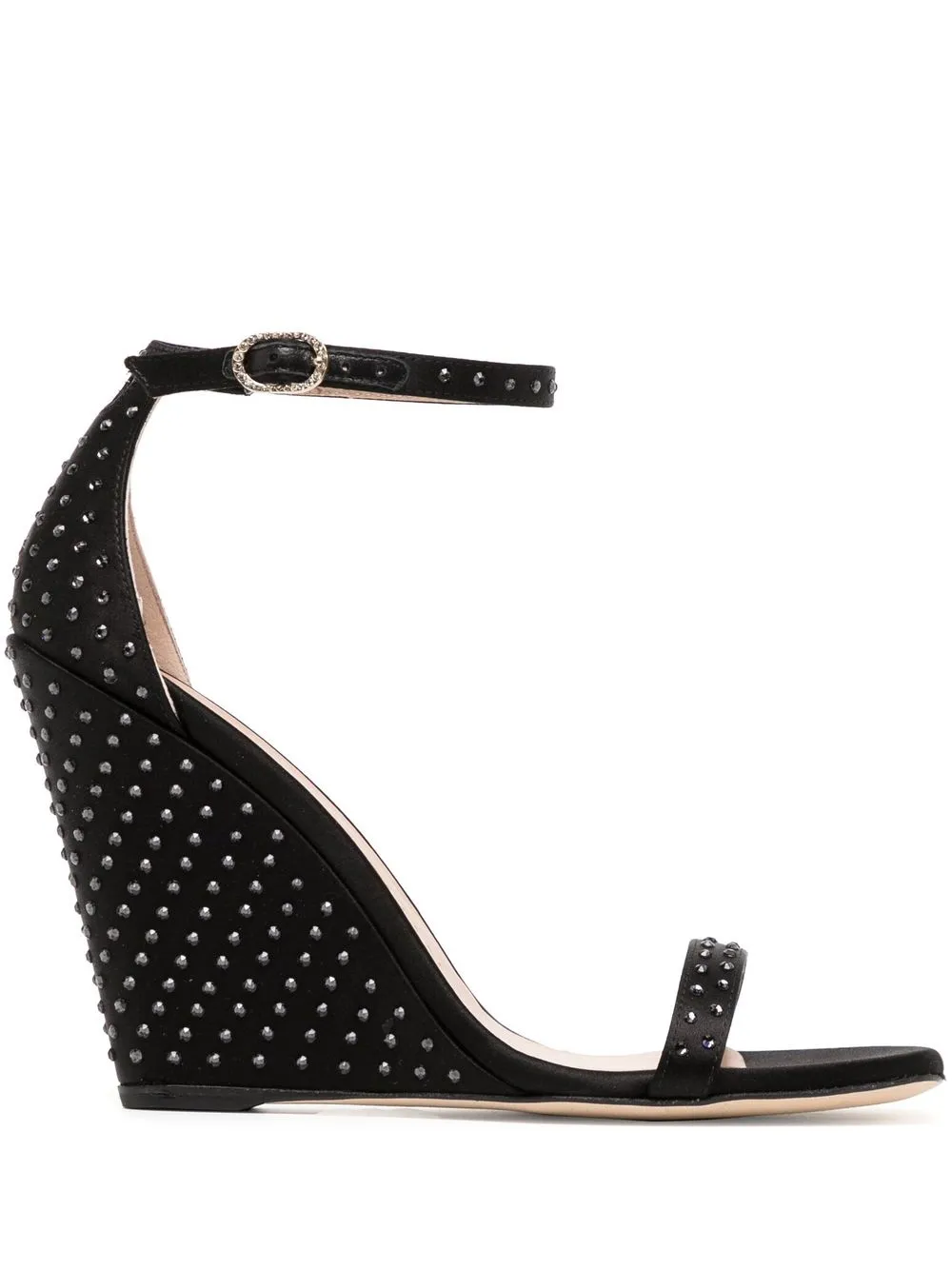 Босоножки Nudistshine 100 Stuart Weitzman, черный