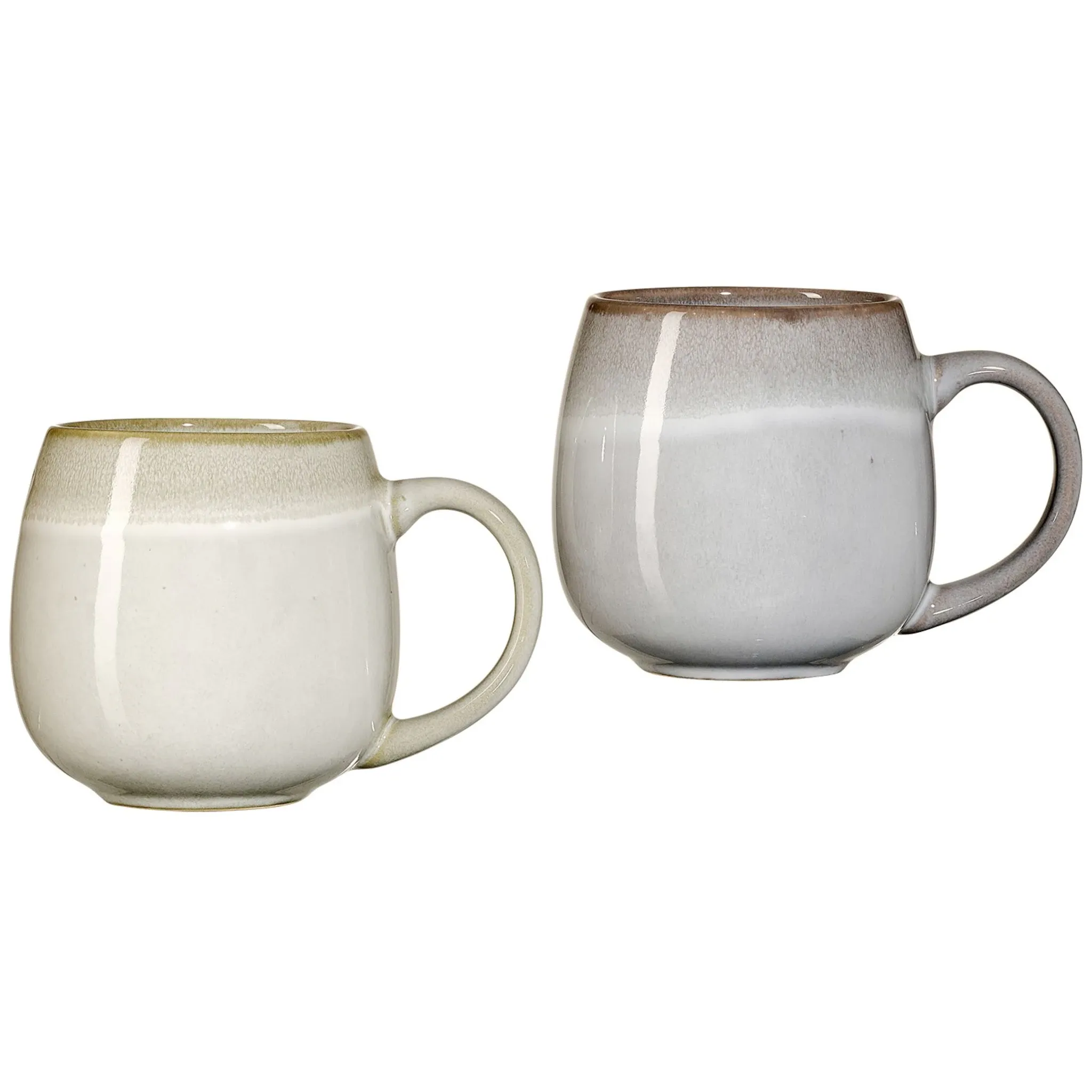 

Кружки Ritzenhoff & Breker «Hygge» (набор, 2 шт.), 2 шт., реактивная глазурь, каждая штука уникальна, 475 мл, серый