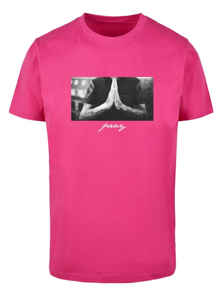 

Футболка Mister Tee, цвет hibiskus pink