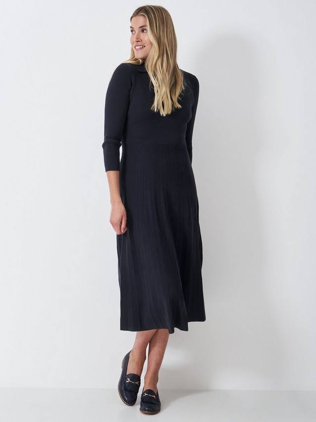 

Платье Poppy с рукавом 3/4 Crew Clothing, Navy Blue