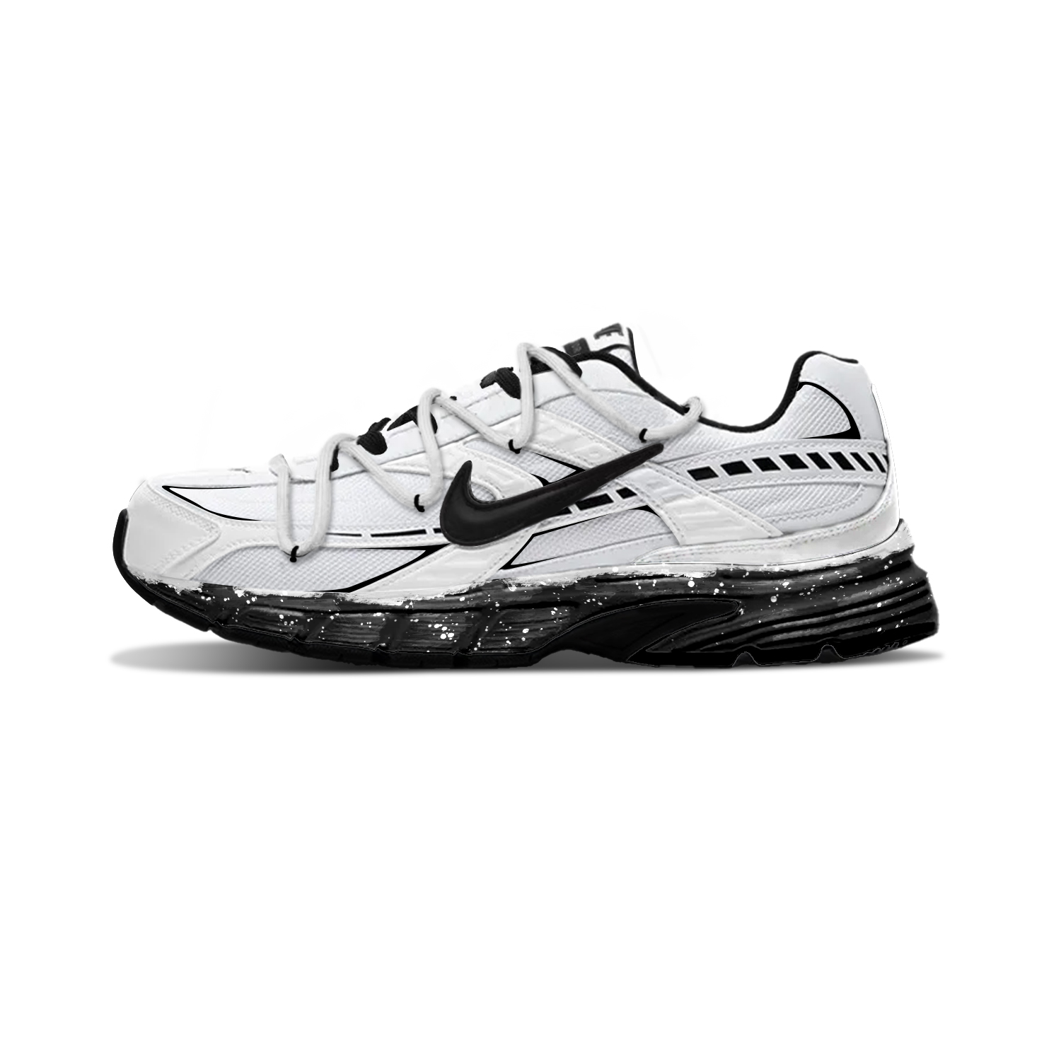 

Nike Инициатор устойчивые к истиранию низкие кроссовки мужские black