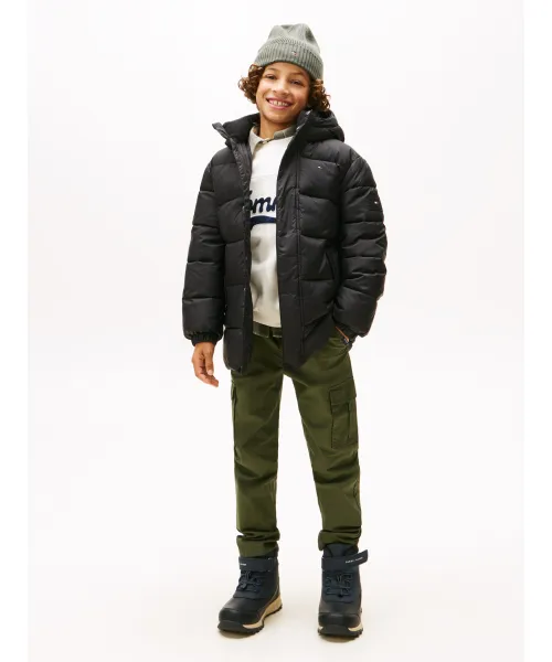 

Базовая куртка Regular fit Tommy Hilfiger, черный