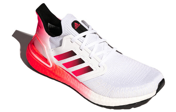 Кроссовки ультра буст 20 Adidas, белый — фото 3