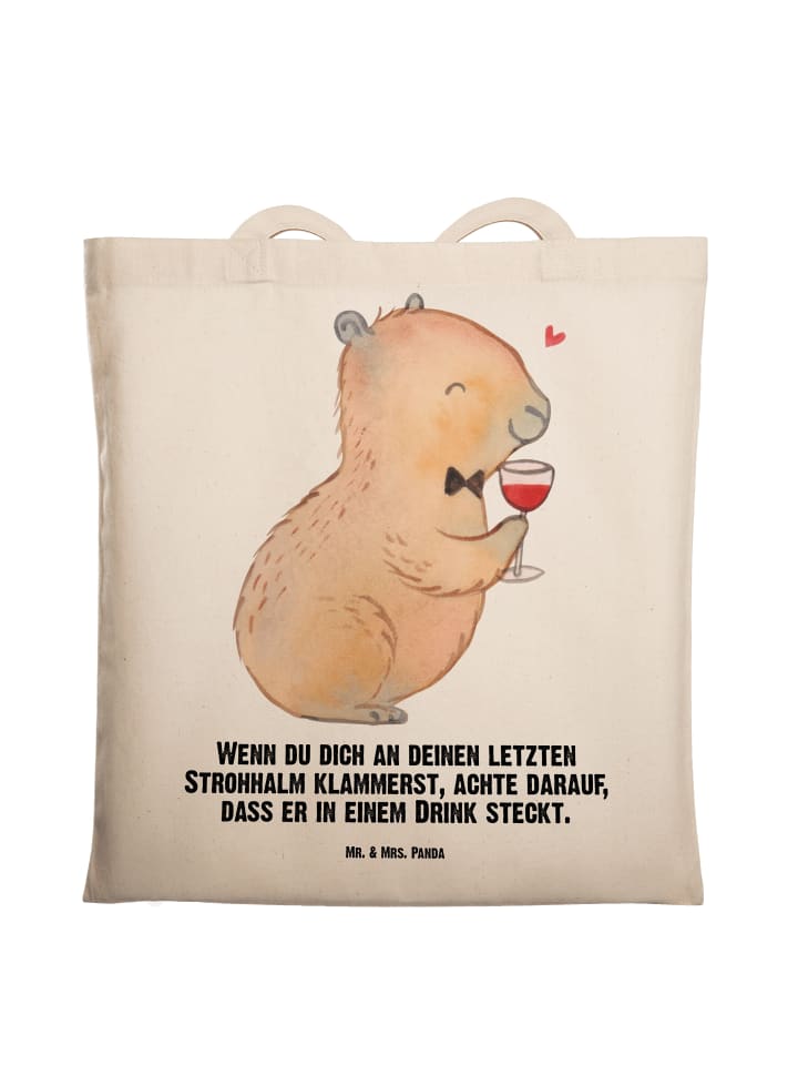 

Mr. & Mrs. Panda Сумка Capybara Wine с надписью кремового цвета