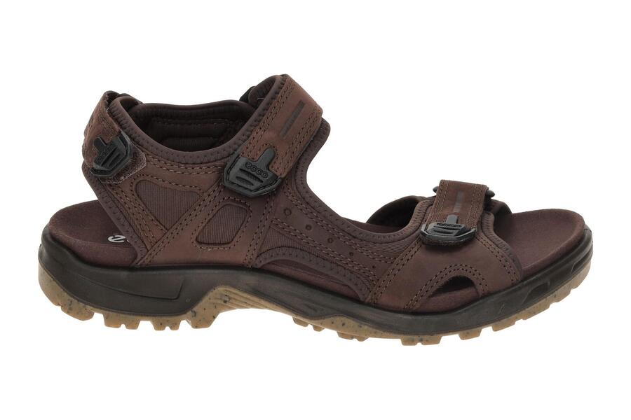 Мужские сандалии Ecco Offroad Plus коричневого цвета мокко 822184 — фото 2