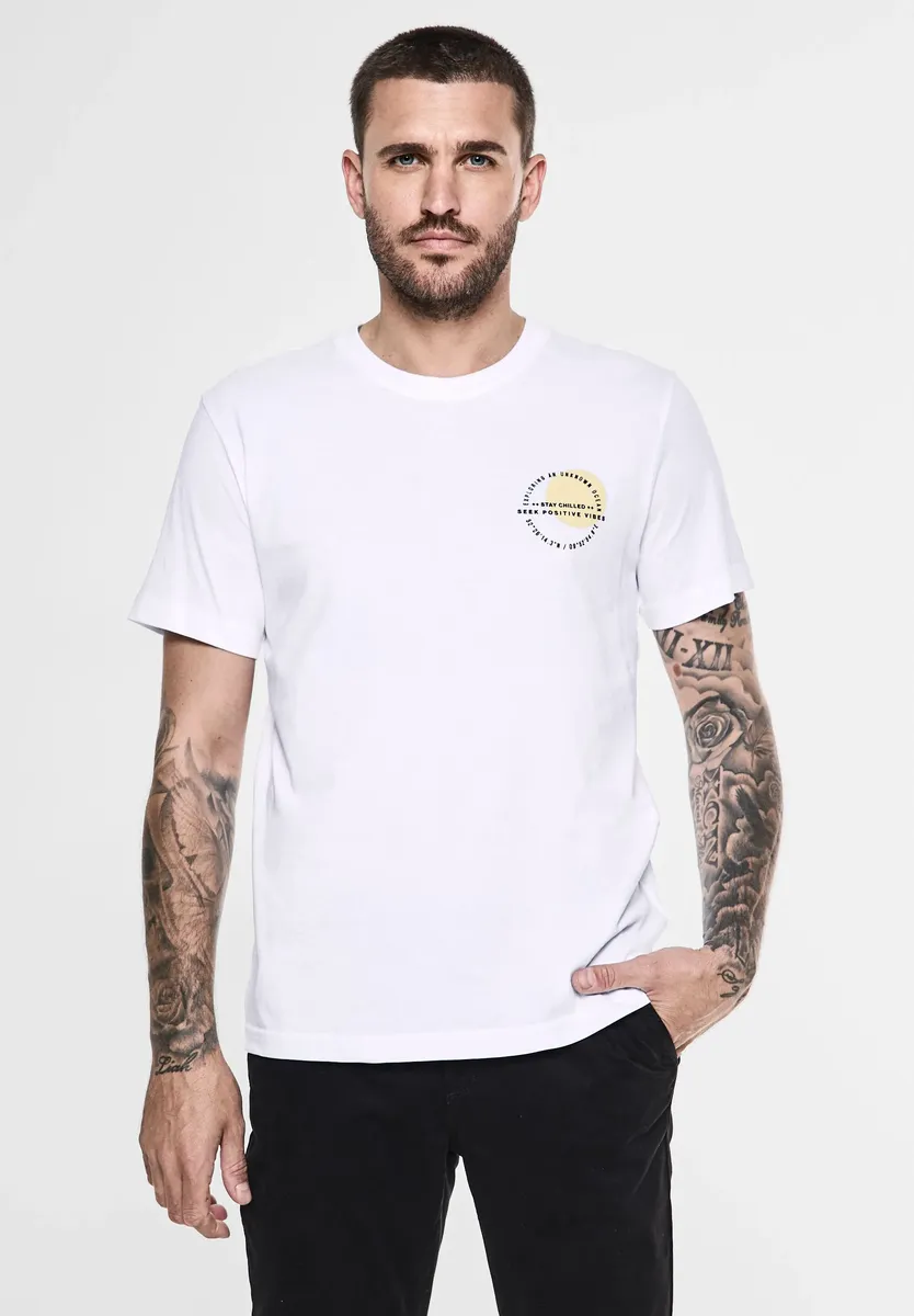 

Футболка STREET ONE MEN из чистого хлопка, белый