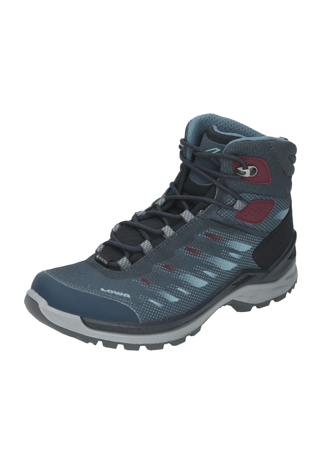 

Кроссовки Ferrox GTX Mid, водонепроницаемые, дышащие, женские LOWA, цвет Navy Eisblau