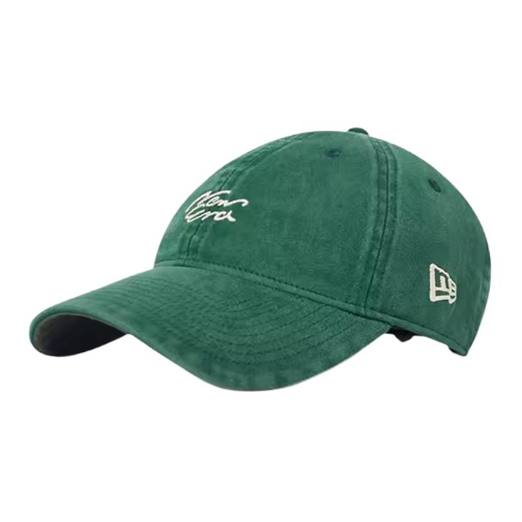 

New Era Хлопковая бейсболка из полиэстера унисекс зелёная, Green