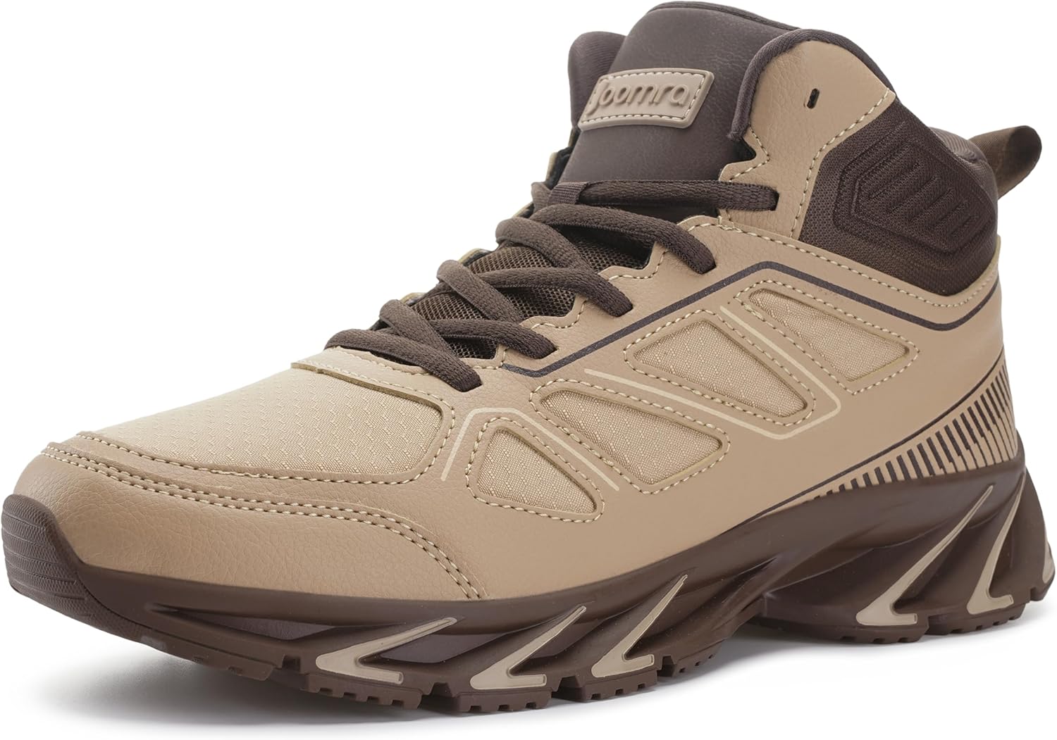 

Кроссовки Joomra для мужчин с высоким верхом, Спортивные с элементами стиля, Целевая поддержка голеностопа, хаки