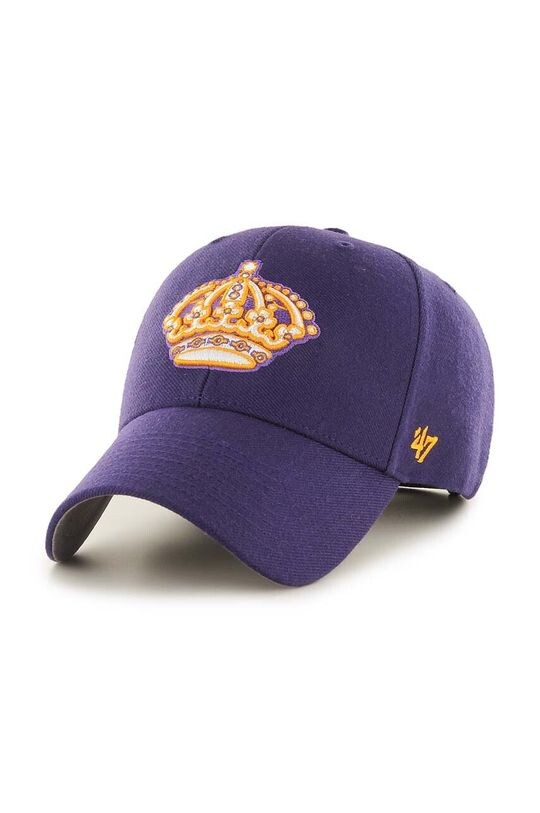 

Бейсболка Los Angeles Kings из смесовой шерсти 47 brand, фиолетовый