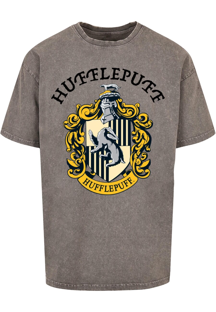 

Рубашка ABSOLUTE CULT Harry Potter - Hufflepuff Crest, серый