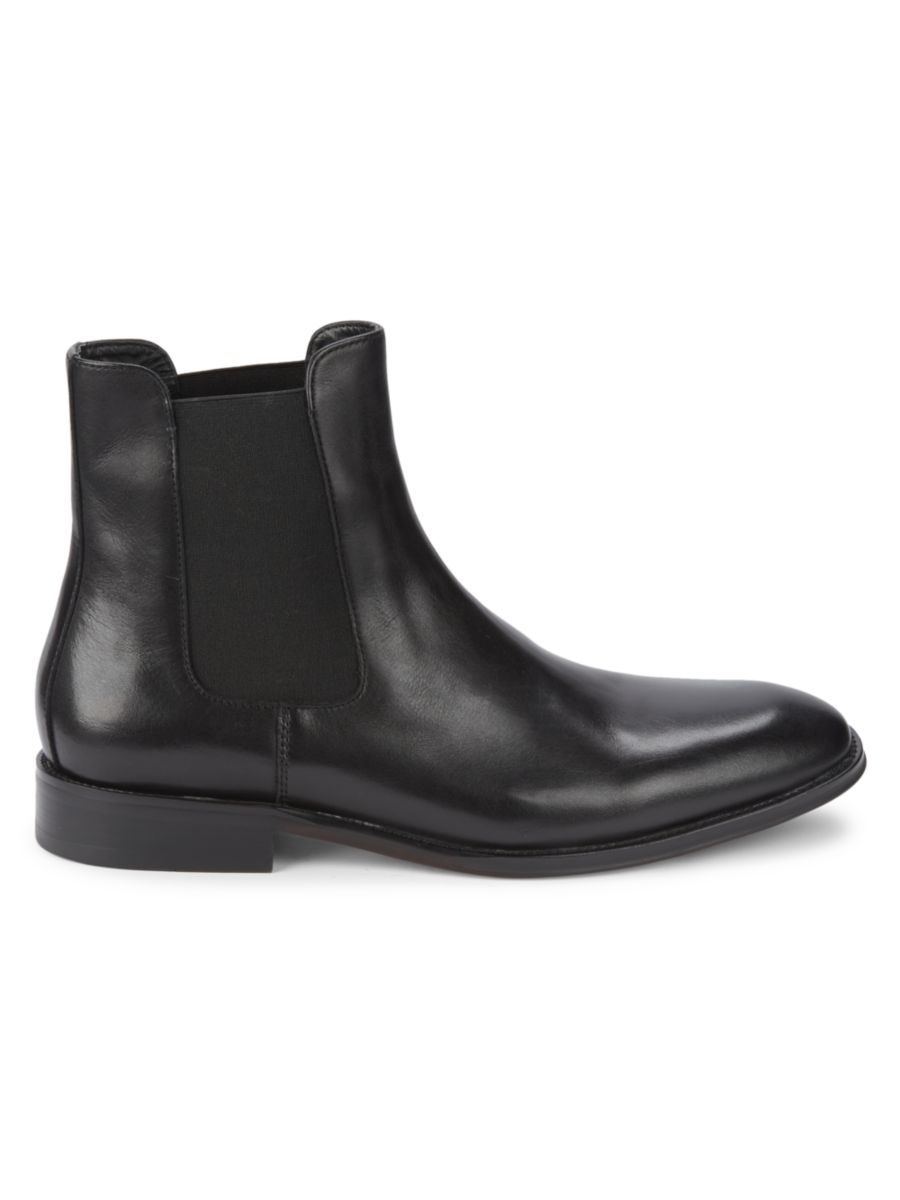 

Кожаные ботильоны Adriano Saks Fifth Avenue, цвет Black Calf