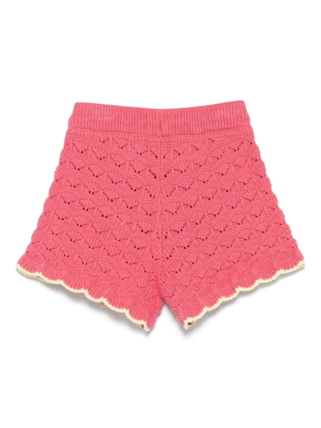 Трикотажные шорты с фестонами Scotch & Soda Kids, розовый — фото 2