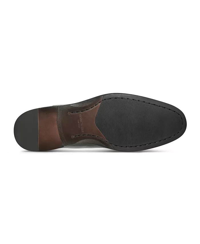 Мужские оксфорды Tully с кожаным мыском Kenneth Cole New York, серый — фото 4