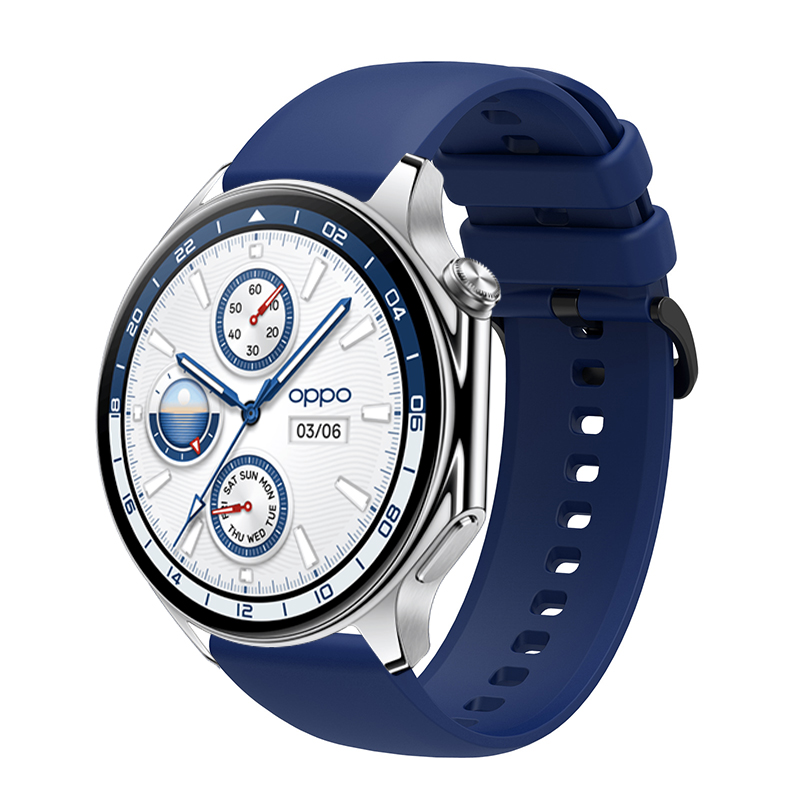 

Ремешок, совместимый с OPPO, силиконовый материал Penc Iwatch, Sport mesh strap - black grey