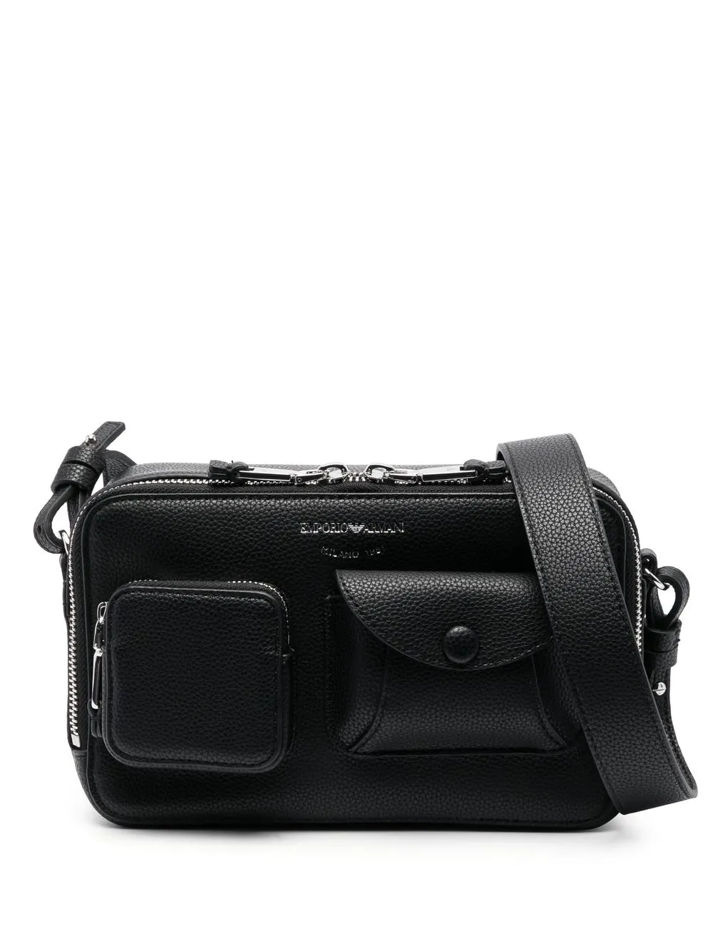 

Сумка на плечо с молнией EMPORIO ARMANI, черный