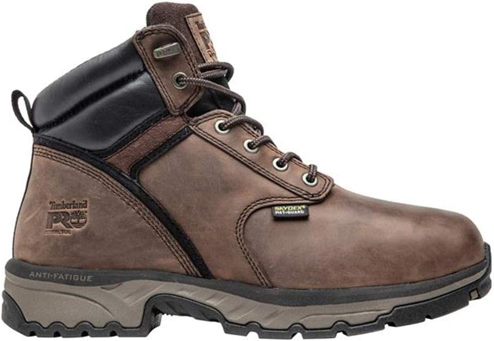 

Мужские ботинки Timberland PRO Jigsaw с внутренней защитой от проколов и стальным носком, коричневые, размер 7,5 US