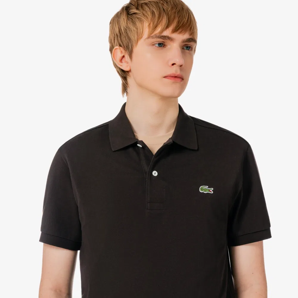 Футболка-поло Lacoste French Regular Fit мужская, базовая, коричневый — фото 2