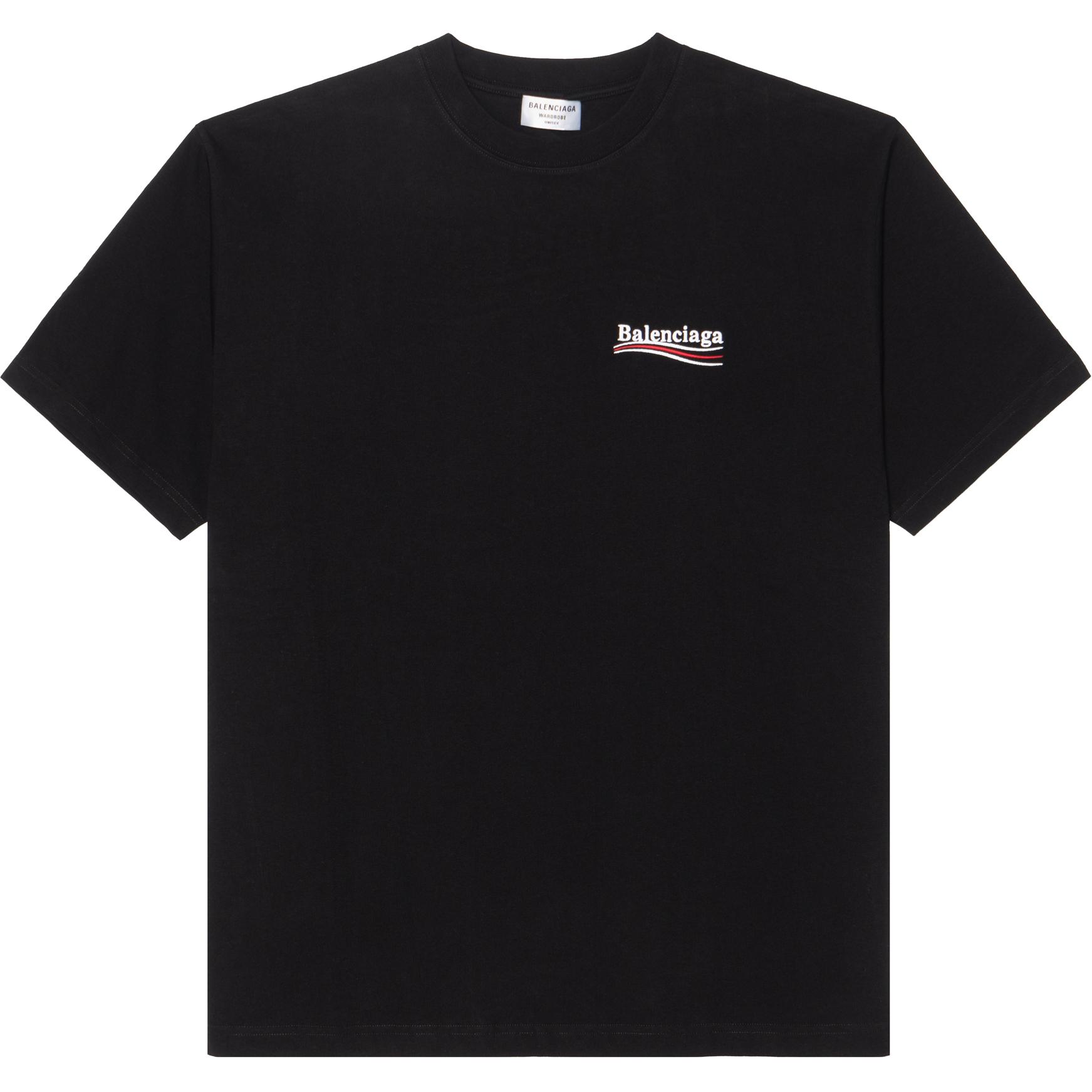 

Футболка оверсайз с принтом "Black Political Campaign" 'Черный/Белый' Balenciaga