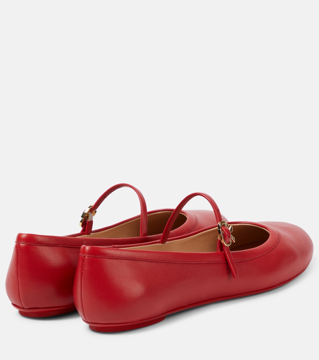 Туфли Мэри Джейн из кожи Карла Gianvito Rossi, Tabasco Red — фото 3