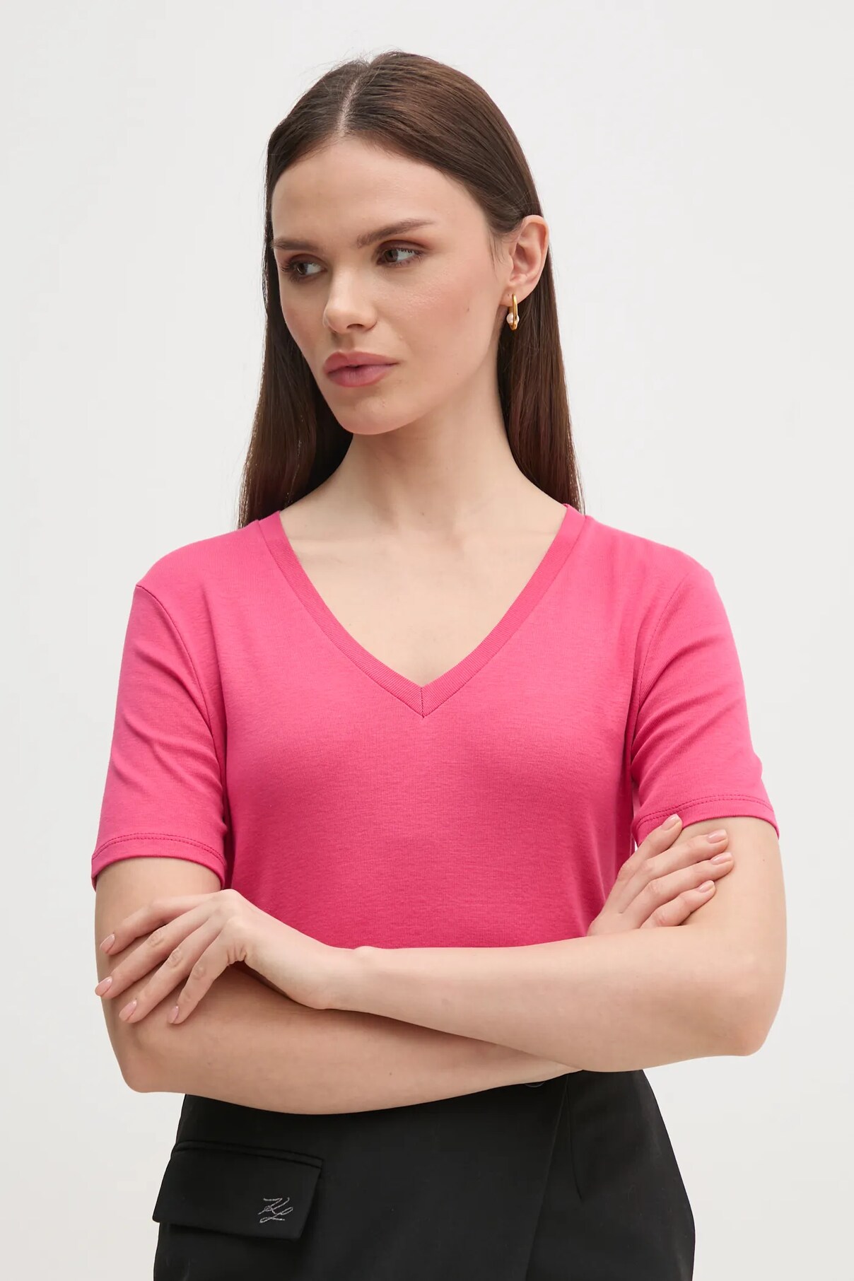 

Футболка из хлопка United Colors Of Benetton, розовый