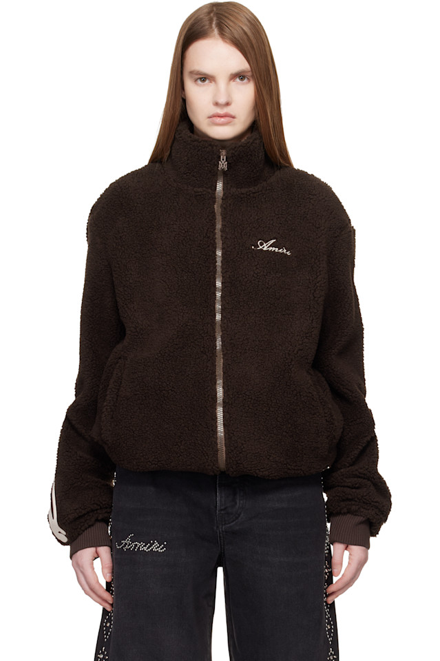 

Amiri Флисовая куртка «Коричневые кости»
