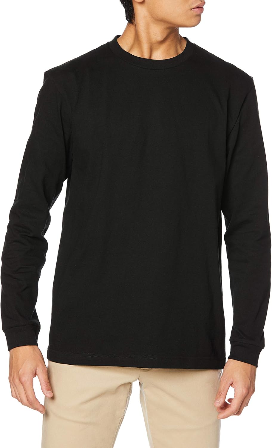 

Мужская футболка с длинным рукавом Printstar 00110-CLL, однотонная, плотность ткани 5,6 унций, черный