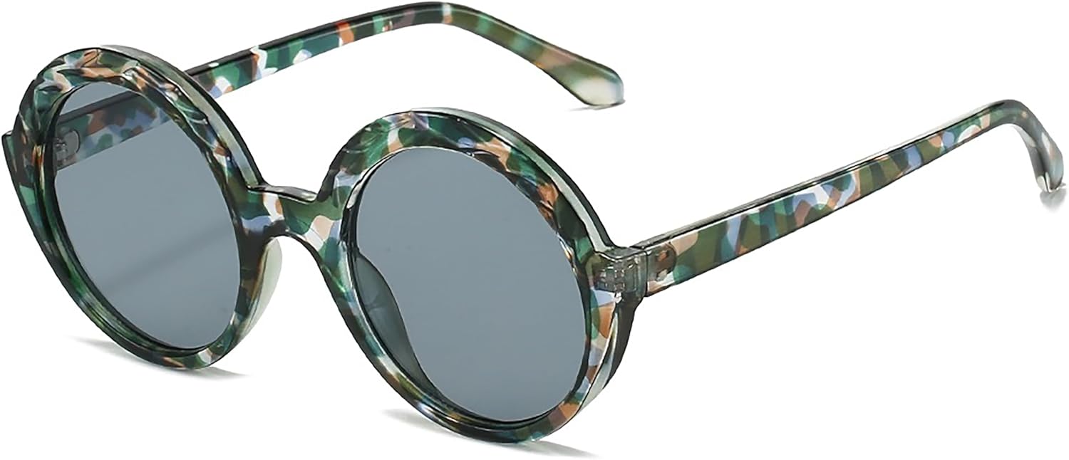 

Модные круглые солнцезащитные очки для женщин и мужчин, овальные солнцезащитные очки в винтажном стиле, очки для активного отдыха и велоспорта, защита от ультрафиолета UV400 Generic, F