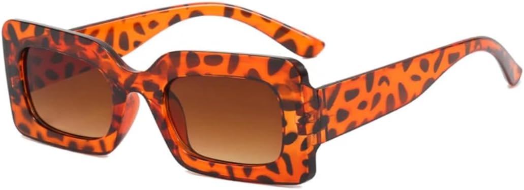 

Солнцезащитные очки с защитой UV400 | Компактная легкая оправа, цветные линзы | Для женщин и мужчин, для занятий спортом на открытом воздухе и вождения DSVIGF, Leopard Brown