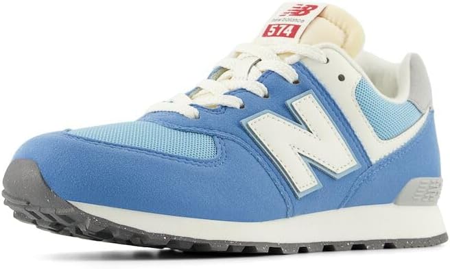 

Кроссовки New Balance Kids' 574 V1 на шнуровке, белый/синий