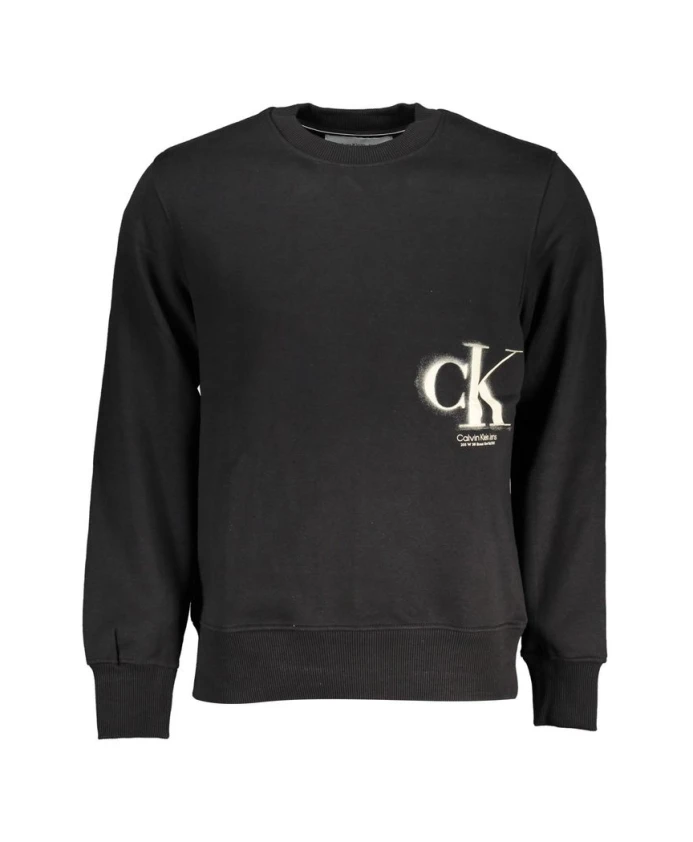 

Хлопковый свитер Calvin Klein, черный