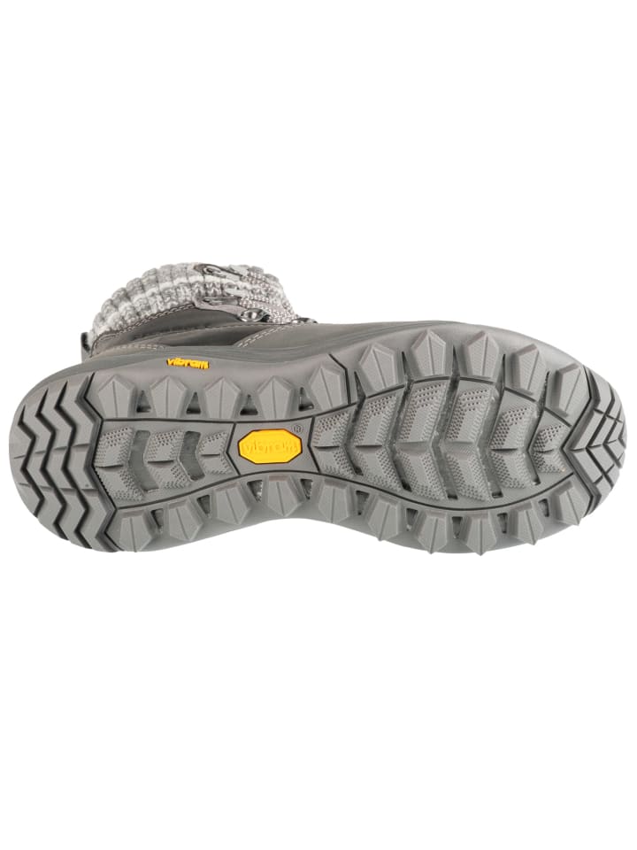 Ботинки женские Merrell Siren 4 Thermo средней высоты из нубука, серый — фото 4