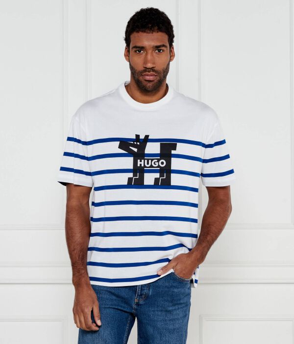

Футболка nolastripe Loose fit Hugo Blue, синий