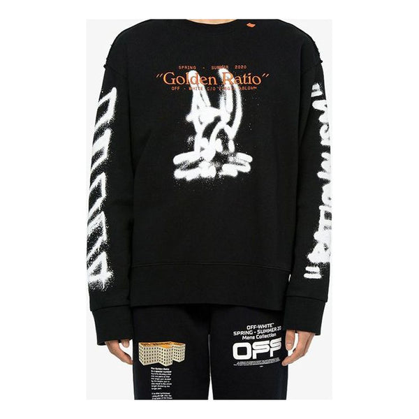 

Толстовка harry the bunny graffiti long sleeve sweater Off-White, черный
