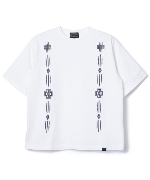 

Футболка с коротким рукавом, влагоотводящая, быстросохнущая, с вышивкой PENDLETON, белый