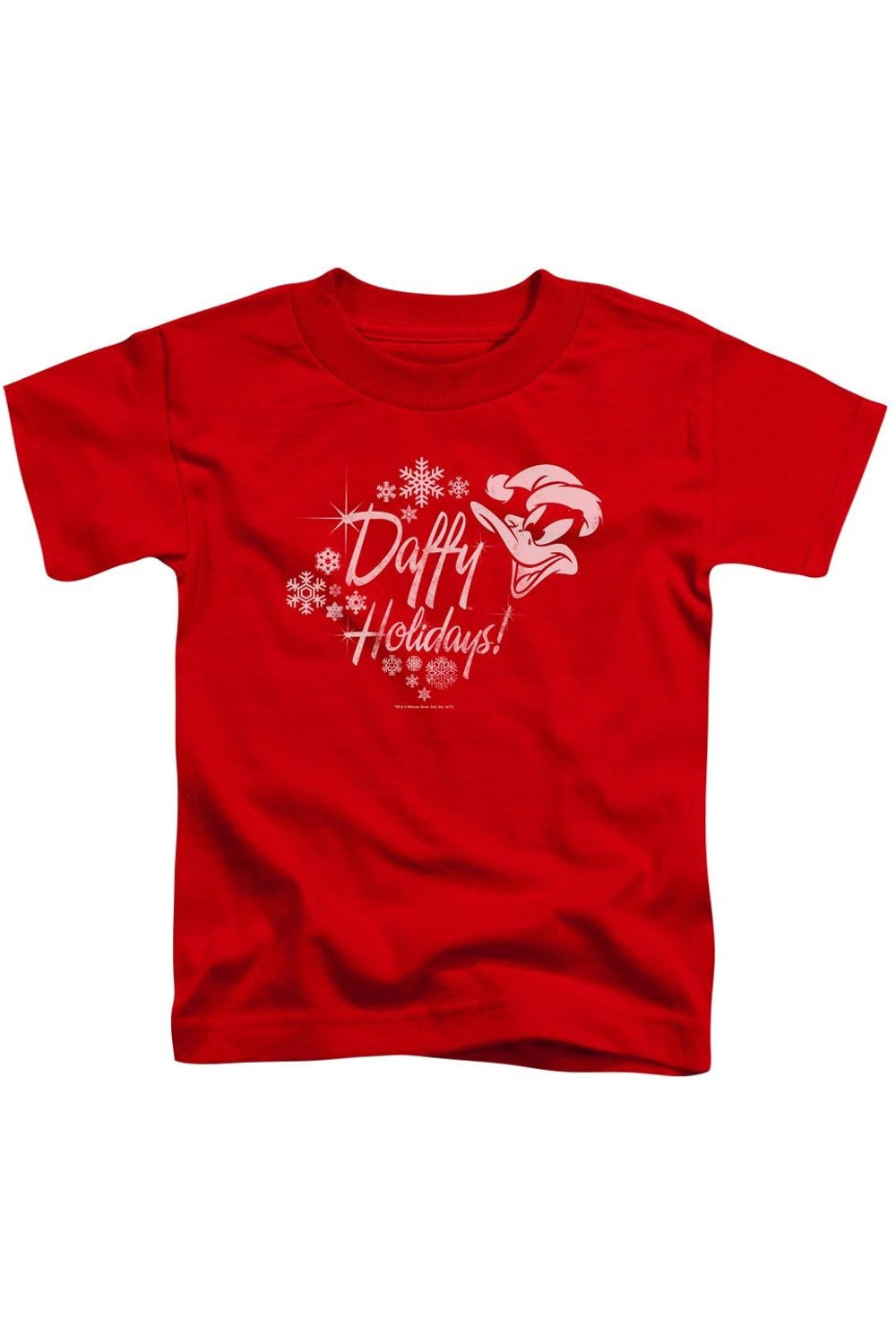 

Футболка с коротким рукавом Looney Tunes "Daffy Holidays" для детей Gildan, красный