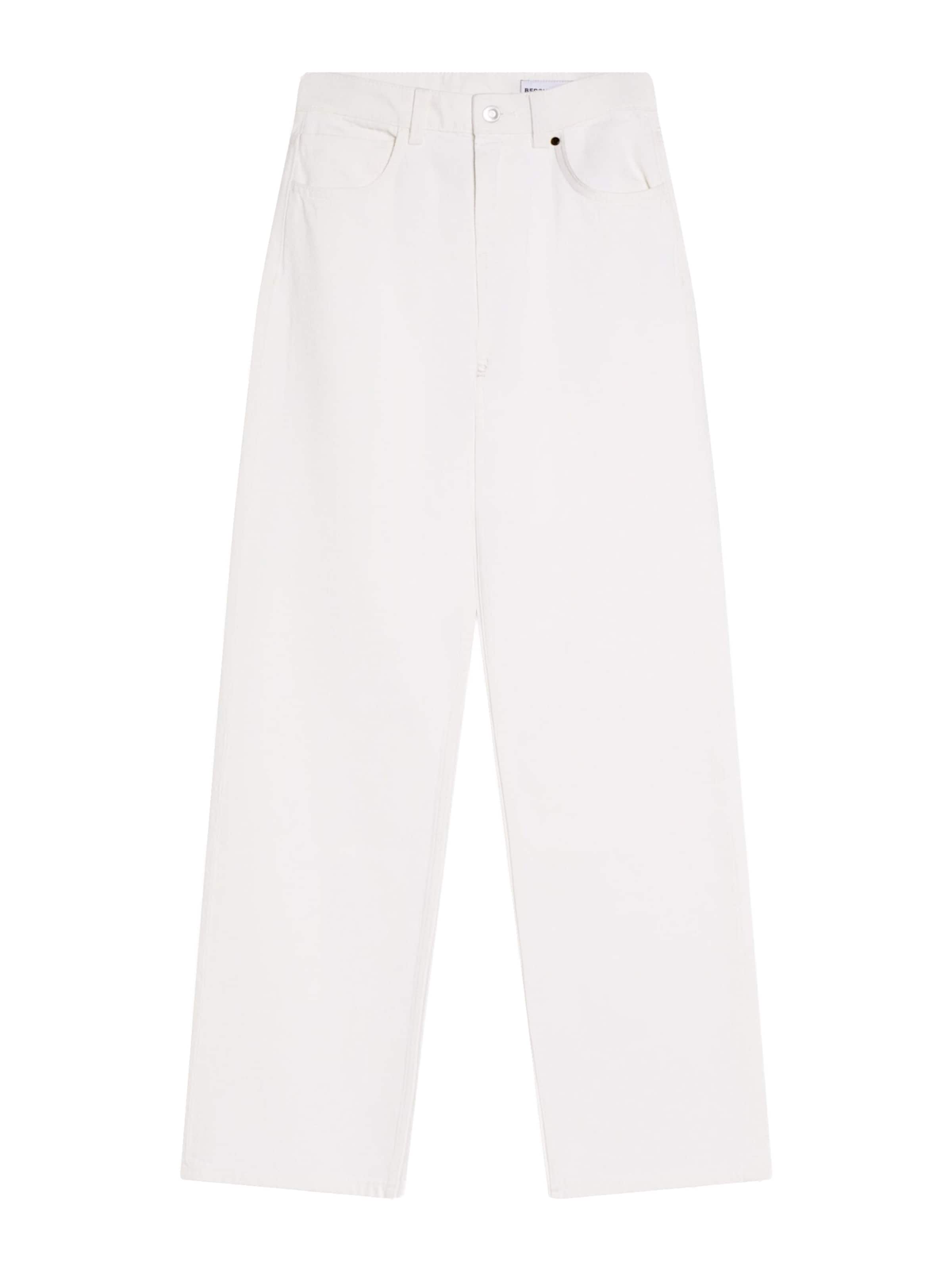 

Bershka Джинсы Wide leg цвета Ecru