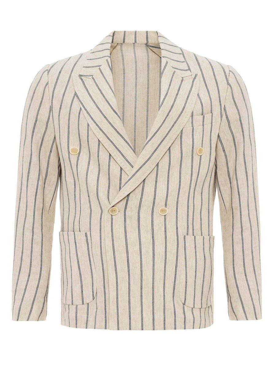 

Пиджак от костюма обычного кроя Antioch, цвет mottled beige
