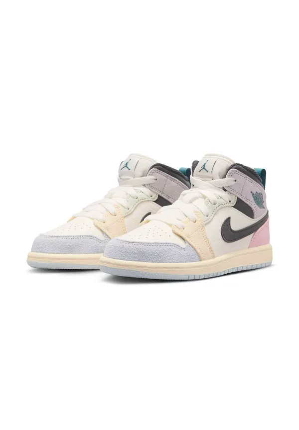 Кроссовки mid se bp hightop Jordan, Sail/Iced Jade Anthracite Jade Aura Iced Carmine Muslin — фото 2