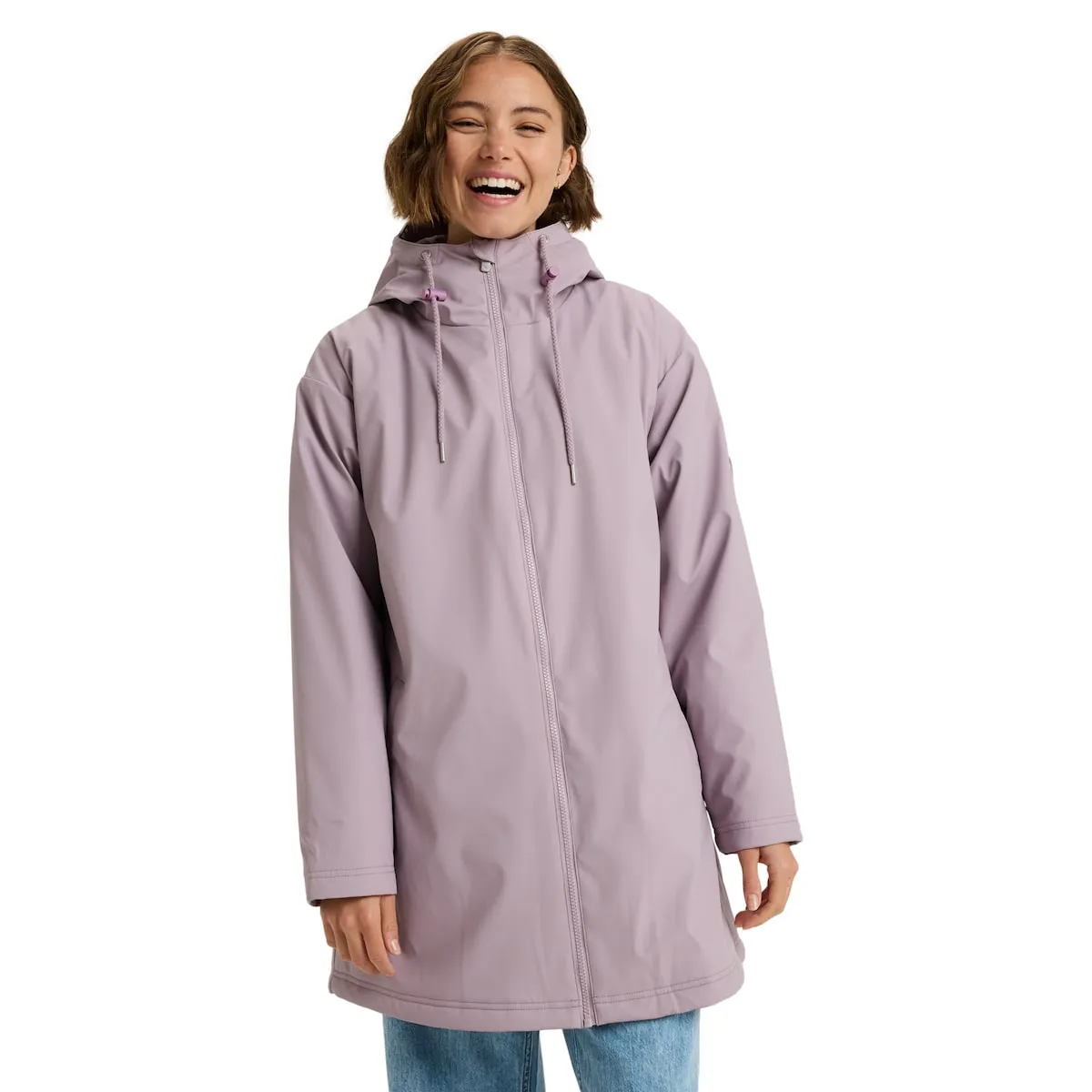

Женская дождевик Rain Road Polar Zip Roxy, фиолетовый