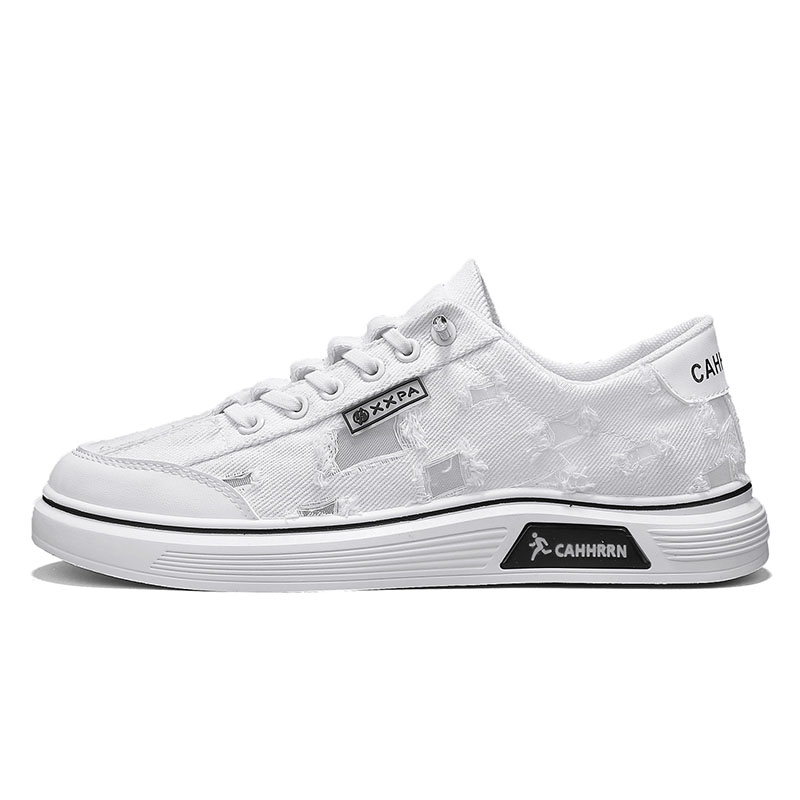 

Износостойкие мужские скейтерские кеды Low Top Captain illy, белый